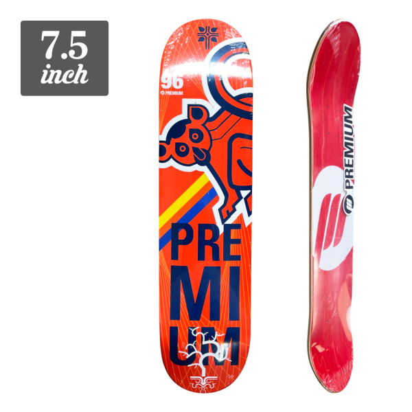 (子供用)【7.5】Premium Skateboards - Naturia Red Monkey