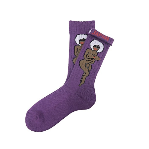 【Ching & Co】裸婦&Tought Socks - Purple