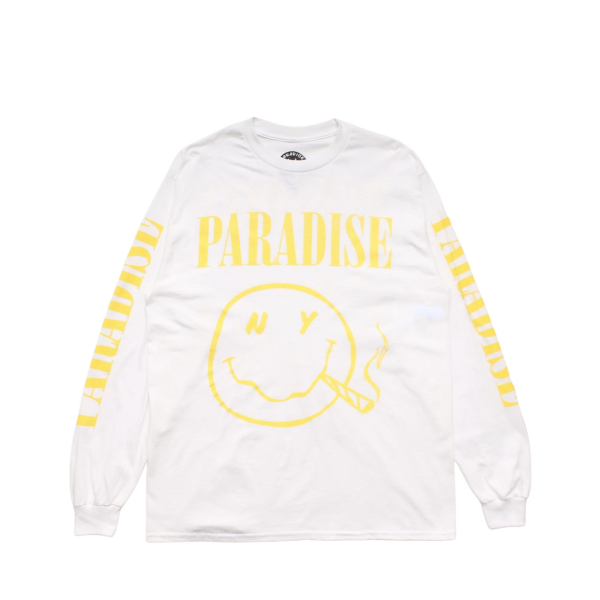 【PARADIS3】Nirvana In Paradise L/S Tee - White