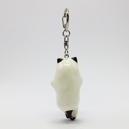 鈴木動物園前「ねこキーホルダー（シャム）」| Artikull アーティクル | Handmade Art Store