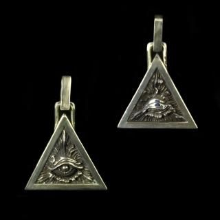 Nil:GRAVE シルバー トップ プロビデンス ネックレス PENDANT