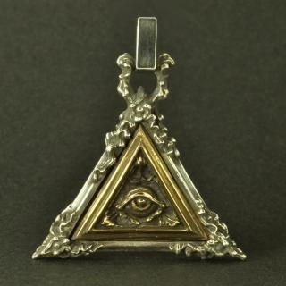Nil:GRAVE シルバー トップ プロビデンス ネックレス PENDANT