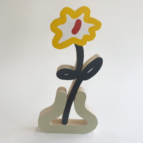 < kurry > Vase and flowers -yellow-
