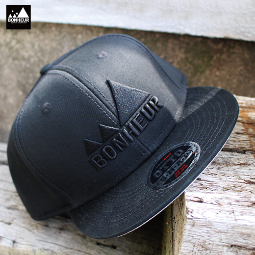 BONHEUROTTO 3D刺繍キャップ Black - BONHEUR ONLINE SHOP BONHEUROTTO 3D刺繍キャップ Black - BONHEUR ONLINE SHOP
