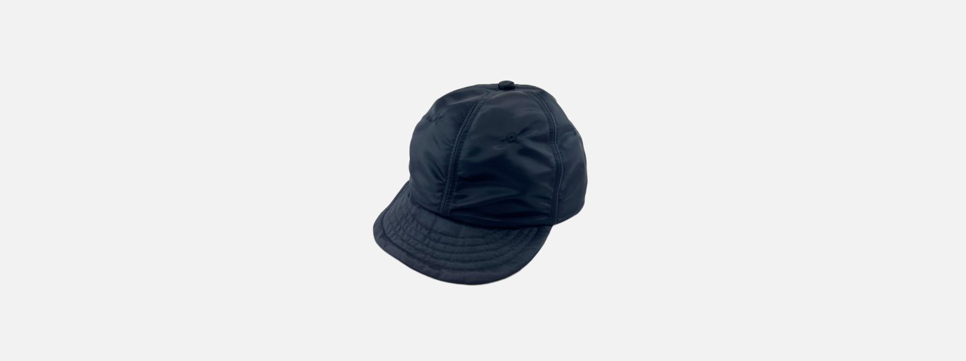 Flight Umpire Cap / Black | 6パネル、短めのバイザー、クッション