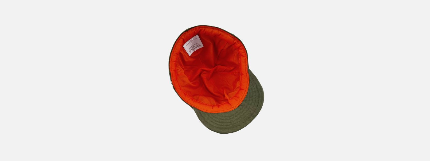 Flight Umpire Cap / Olive | 6パネル、短めのバイザー、クッション