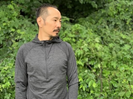 山と道|100% Merino Light Hoody(Unisex) - NATURAL ANCHORS