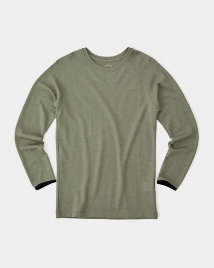 山と道｜DF Mesh Merino Long Sleeve（Unisex) - NATURAL ANCHORS