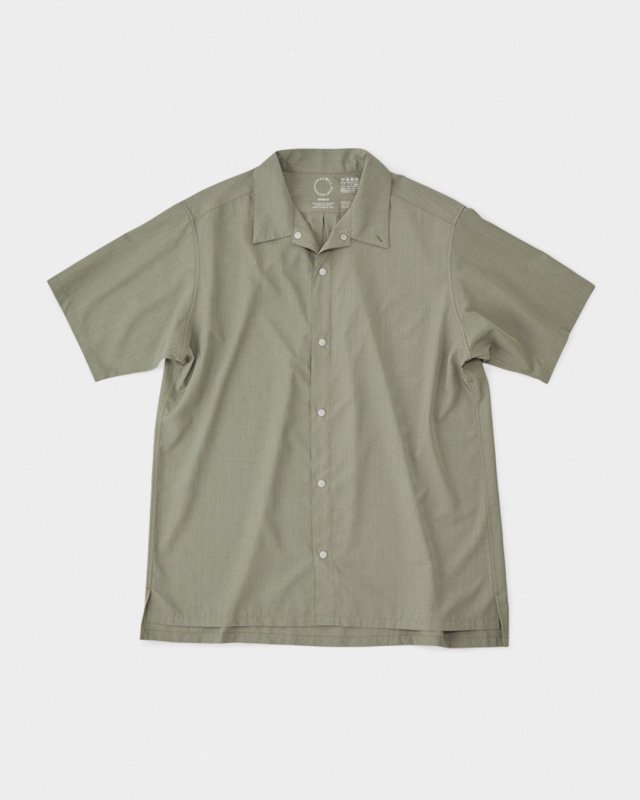 山と道｜Bamboo Short Sleeve Shirt（ Men ） - NATURAL ANCHORS