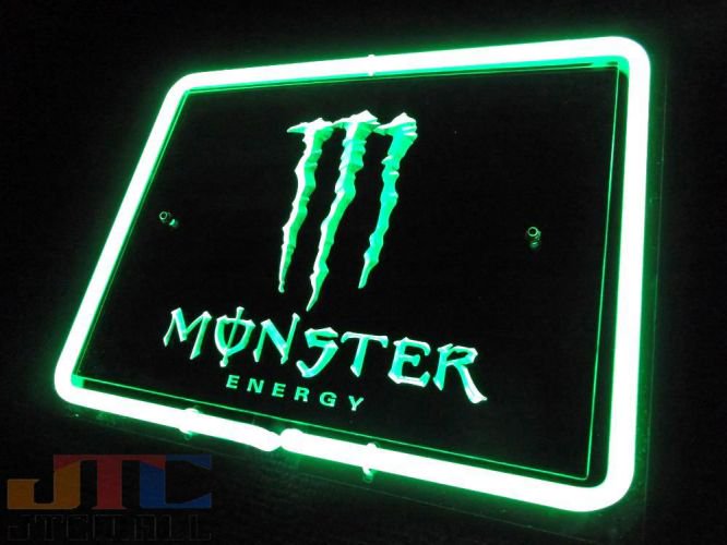 Monster Energy モンスターエナジー 3D ネオン看板 店舗 ガレージ BAR