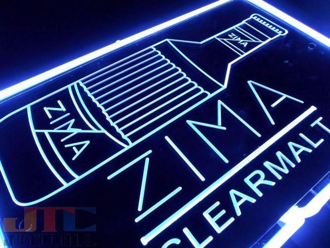 ZIMA ジーマ BAR 特大 3D ネオン看板 インテリア コレクション ネオンサイン 広告 店舗用 NEON SIGN アメリカン雑貨 看板 ネオン管 ネオン管やブリキ看板、アメリカ