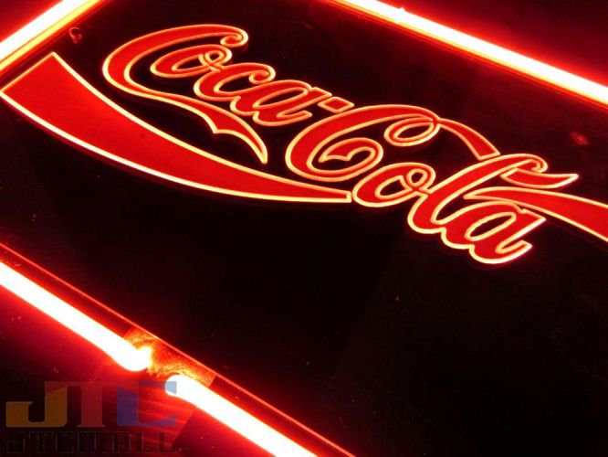 Coca-Cola コカコーラ 特大 3D ネオン看板 インテリア コレクション 