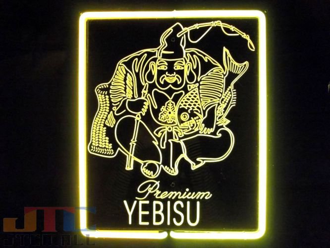 YEBISU エビス 特大 3D ネオン看板 インテリア コレクション ネオンサイン 広告 店舗用 NEON SIGN アメリカン雑貨 看板 ネオン管  - ネオン管やブリキ看板、アメリカ雑貨の通販【JTC MALL】