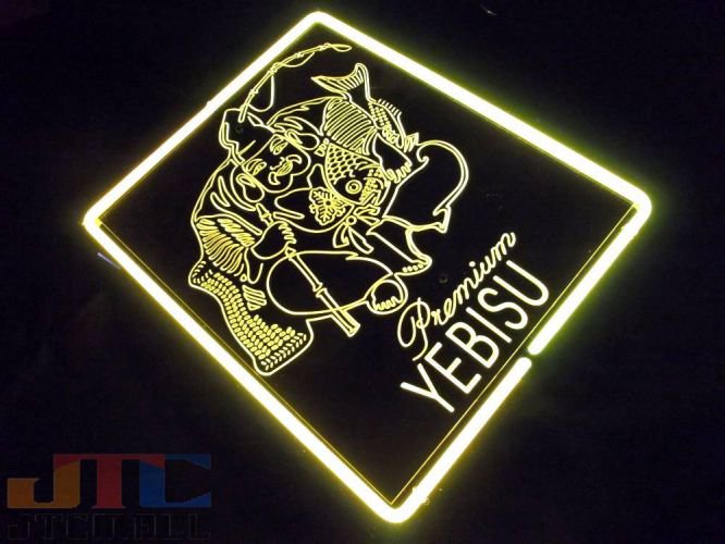 YEBISU エビス 特大 3D ネオン看板 インテリア コレクション ネオンサイン 広告 店舗用 NEON SIGN アメリカン雑貨 看板 ネオン管  - ネオン管やブリキ看板、アメリカ雑貨の通販【JTC MALL】