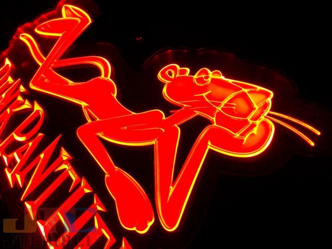 PINK PANTHER ピンクパンサー LED 3D ネオン看板 ネオンサイン 広告