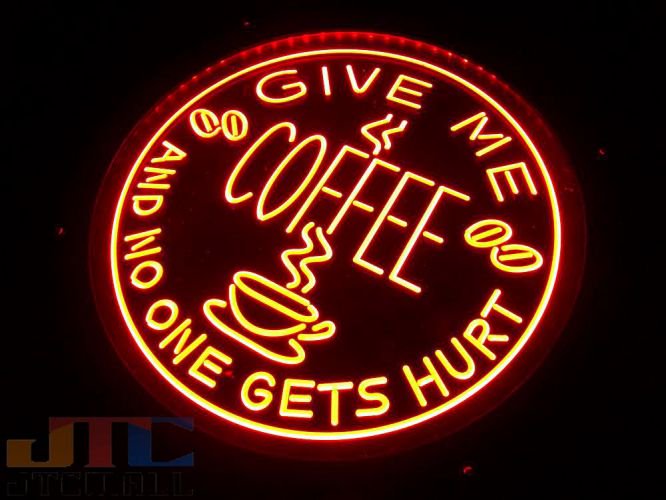 ネオン サインME169『COFFEE』NEON SIGNネオン管、ディスプレイ ボード、カフェ、喫茶店、広告用看板、クラブ及び娯楽場所等 インテリア18*8インチ - 3