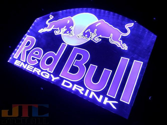 Red Bull レッドブル LED 3D ネオン看板 ネオンサイン 広告 店舗用 