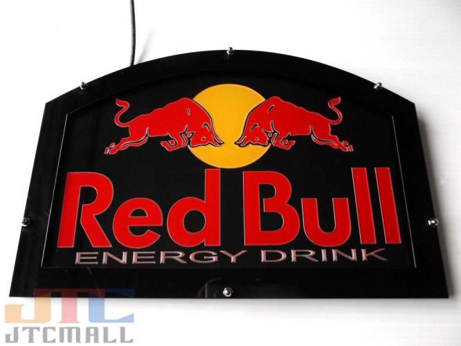 Red Bull レッドブル LED 3D ネオン看板 ネオンサイン 広告 店舗用 