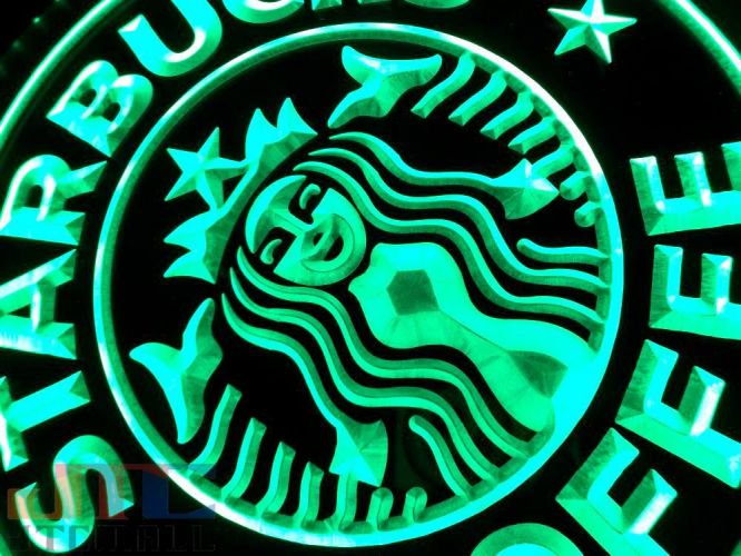 STARBUCKS スターバックス LED 3D ネオン看板 ネオンサイン 広告 店舗用 NEON SIGN アメリカン雑貨 看板 ネオン管 - ネオン 管やブリキ看板、アメリカ雑貨の通販【JTC MALL】