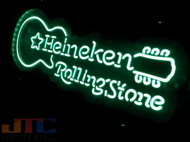 Heineken Rolling Stones ハイネケン ローリングストーンズ ギター LED