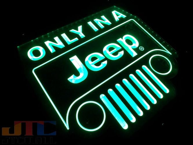 JEEP ジープ LED 3D ネオン看板 ネオンサイン 広告 店舗用 NEON SIGN アメリカン雑貨 看板 ネオン管 - ネオン管やブリキ看板、アメリカ雑貨の通販【JTC  MALL】