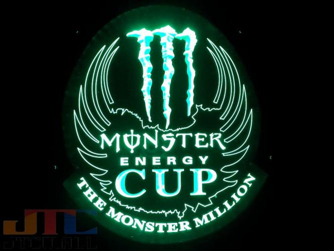 Monster Energy モンスターエナジー CUP LED 3D ネオン看板 ネオン ...