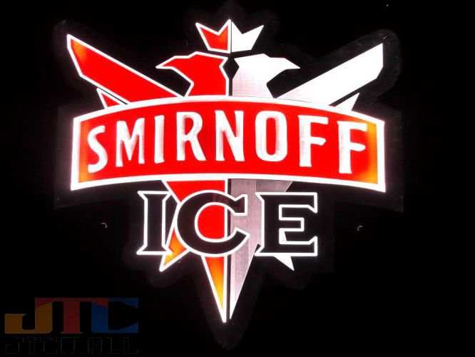 SMIRNOFF ICE スミノフ アイス LED 3D ネオン看板 ネオンサイン 広告