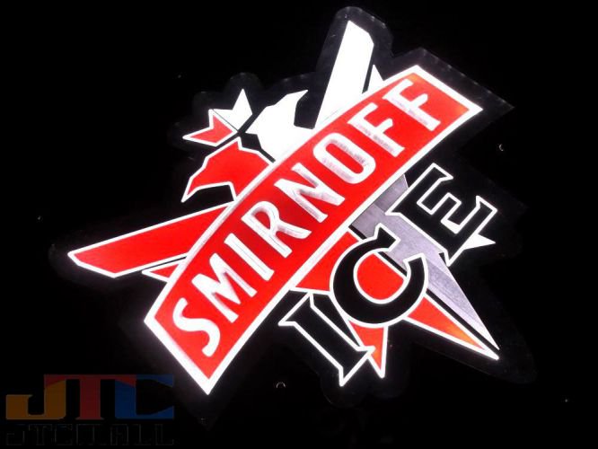 SMIRNOFF ICE スミノフ アイス LED 3D ネオン看板 ネオンサイン 広告 