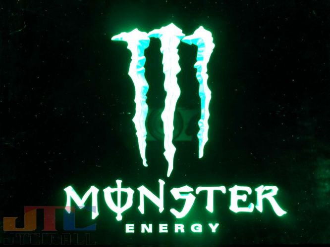 Monster Energy モンスターエナジー LED 3D ネオン看板 ネオンサイン 