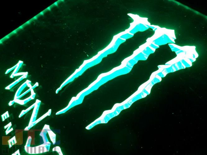 Monster Energy モンスターエナジー LED 3D ネオン看板 ネオンサイン ...