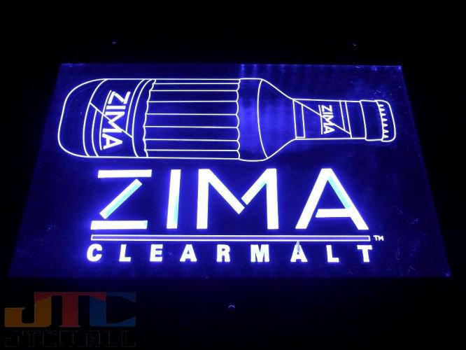ZIMA ジーマ LED 3D ネオン看板 ネオンサイン 広告 店舗用 NEON SIGN 