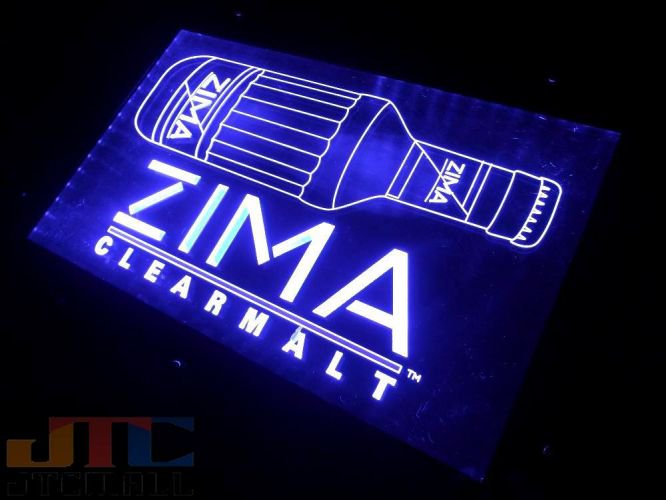 ZIMA ジーマ LED 3D ネオン看板 ネオンサイン 広告 店舗用 NEON SIGN