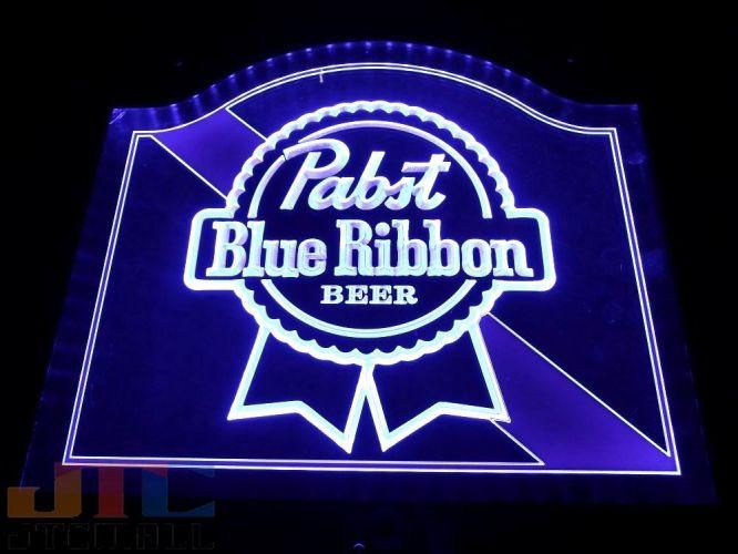 ブルーリボン pabst blue ribbon beer ビールBAR 居酒屋 LED 3D ネオン