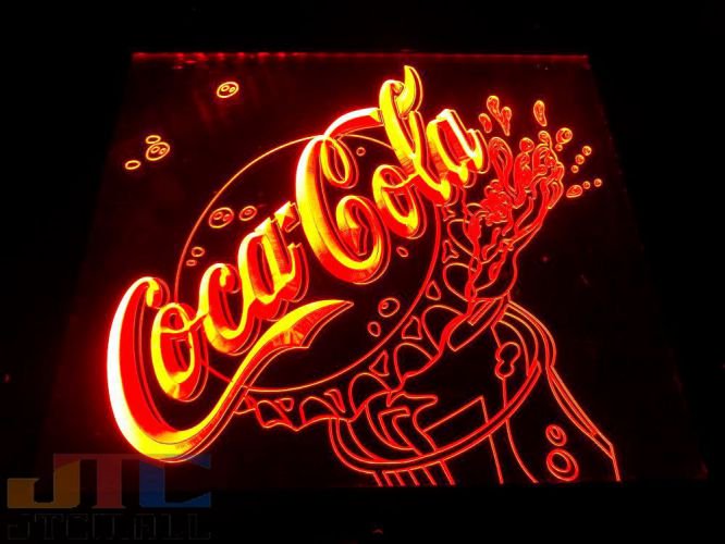 Coca-Cola コカコーラ 泡 LED 3D ネオン看板 ネオンサイン 広告 店舗用 