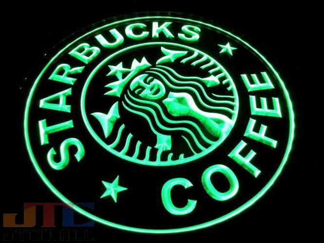 特大LED3D 35cm特大サイズ スターバックス starbucks スタバ ネオン