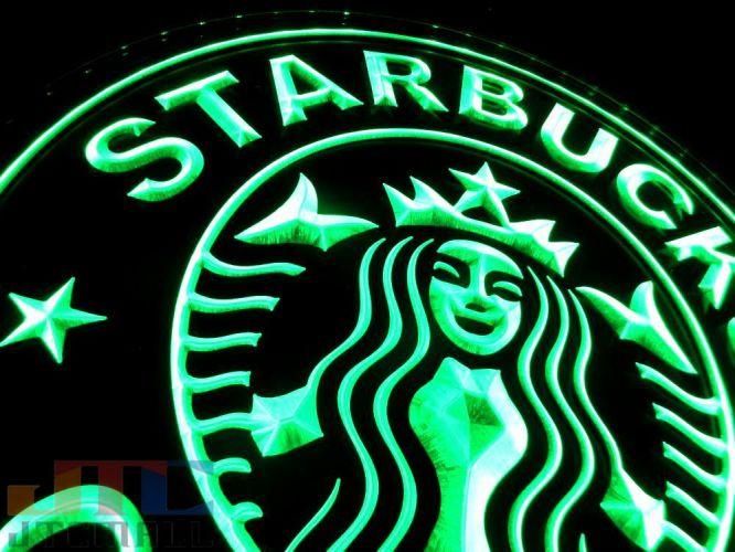 特大LED3D 35cm特大サイズ スターバックス starbucks スタバ ネオン