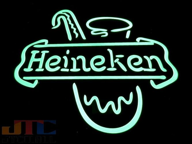 特大LED3D 35cm特大サイズ ハイネケン サックス heineken BAR ネオン看板 ネオンサイン 広告 店舗用 NEON SIGN  アメリカン雑貨 看板 ネオン管 - ネオン管やブリキ看板、アメリカ雑貨の通販【JTC MALL】