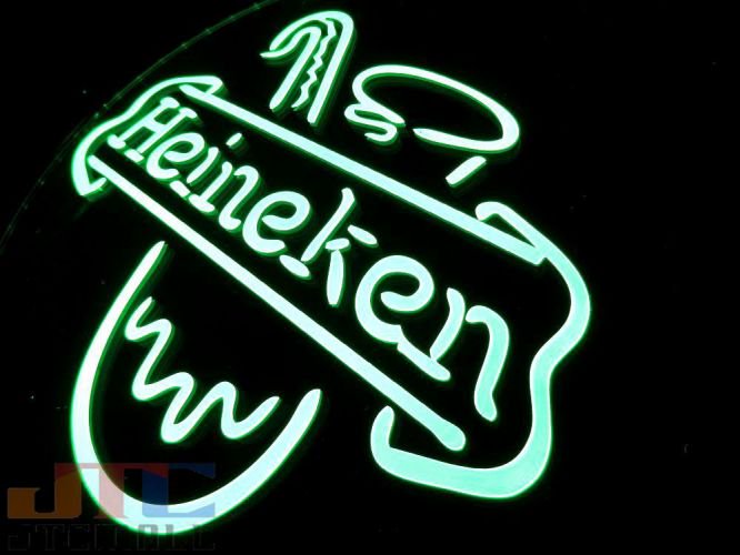 特大LED3D 35cm特大サイズ ハイネケン サックス heineken BAR ネオン看板 ネオンサイン 広告 店舗用 NEON SIGN  アメリカン雑貨 看板 ネオン管 - ネオン管やブリキ看板、アメリカ雑貨の通販【JTC MALL】