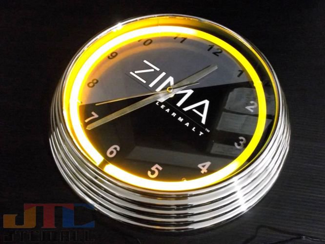 ブランド買うならブランドオフ 非売品 ZIMA ジーマ LED ミラークロック