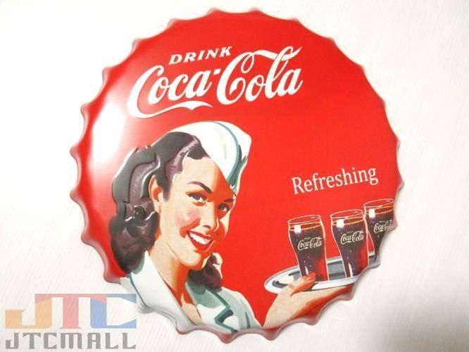大迫力40cmボトルキャップ Coca Cola Coke コカ コーラ 女 ドリンク ブリキ看板 ボトルキャップ型宣伝 広告 店舗用 アメリカン雑貨 看板 ネオン管やブリキ看板 アメリカ雑貨の通販 Jtc Mall 大迫力40cmボトルキャップ Coca Cola Coke コカ コーラ 女 ドリンク ブリキ看板 ボトルキャップ型宣伝 広告 店舗用 アメリカン雑貨 看板 ネオン管やブリキ看板 アメリカ雑貨の通販 Jtc Mall