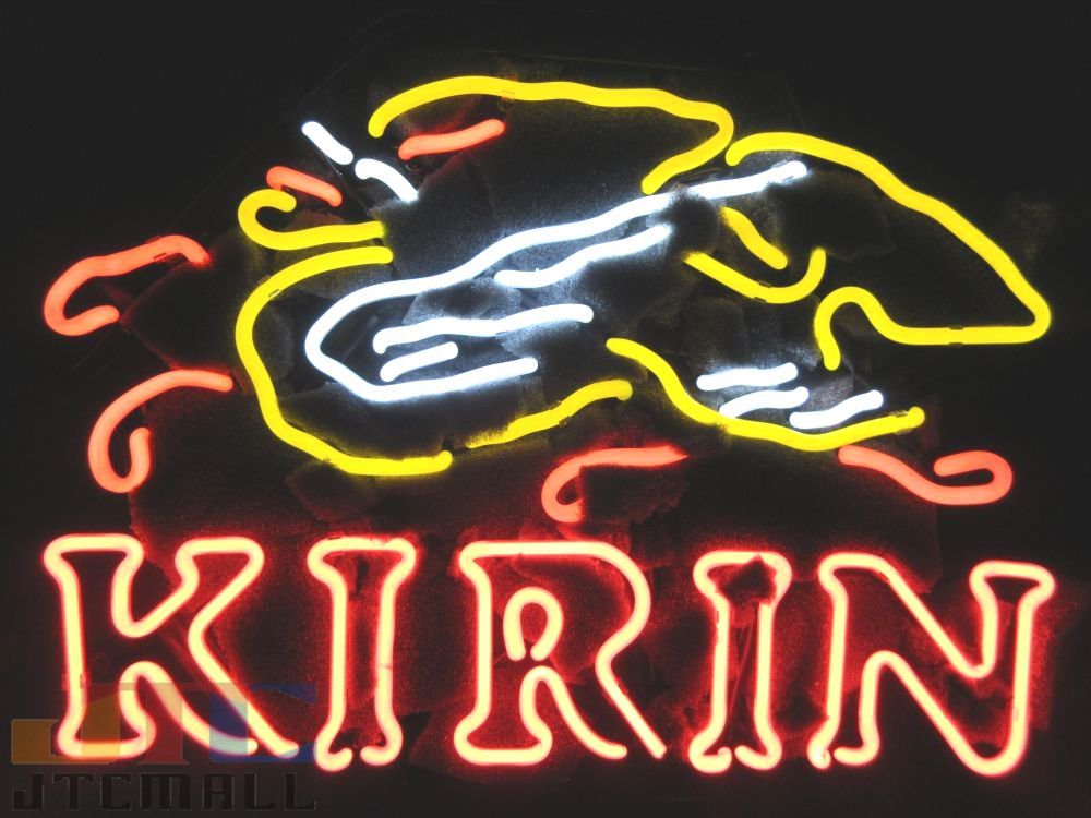 F81 KIRIN Beer キリンビール ネオン看板 ネオンサイン 広告 店舗用 NEON SIGN アメリカン雑貨 看板 ネオン管 -  ネオン管やブリキ看板、アメリカ雑貨の通販【JTC MALL】