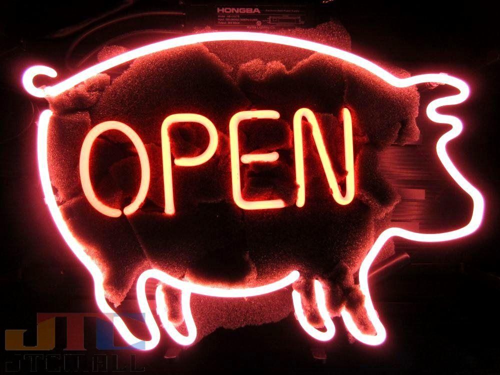 3 Pig Open 豚 Bar オープン看板 ネオン看板 ネオンサイン 広告 店舗用 Neon Sign アメリカン雑貨 看板 ネオン管 ネオン管やブリキ看板 アメリカ雑貨の通販 Jtc Mall