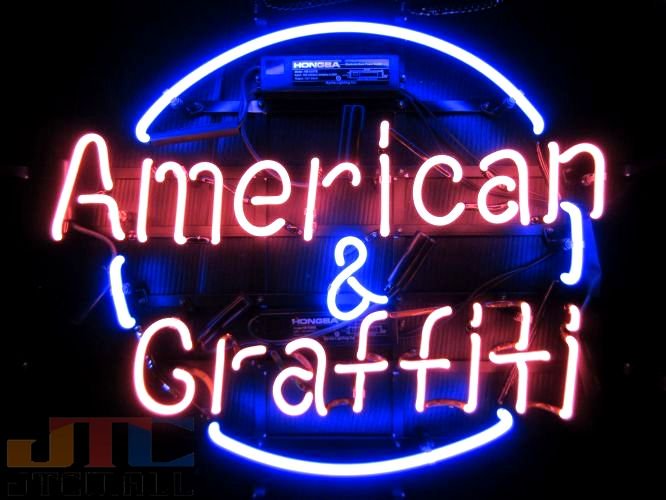 アメリカン・グラフィティAmerican & Graffiti 看板 ネオン看板 ネオン