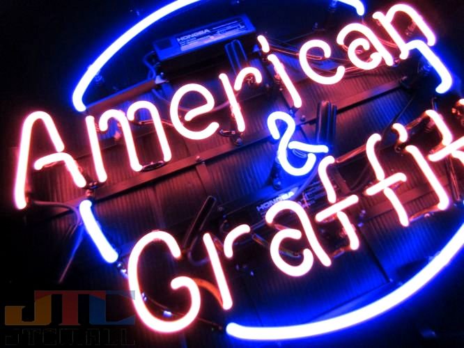 アメリカン・グラフィティAmerican & Graffiti 看板 ネオン看板 ネオン