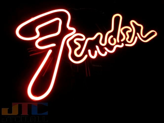 T210 フェンダーFender ネオン看板 ネオンサイン 広告 店舗用 NEON SIGN アメリカン雑貨 看板 ネオン管 -  ネオン管やブリキ看板、アメリカ雑貨の通販【JTC MALL】