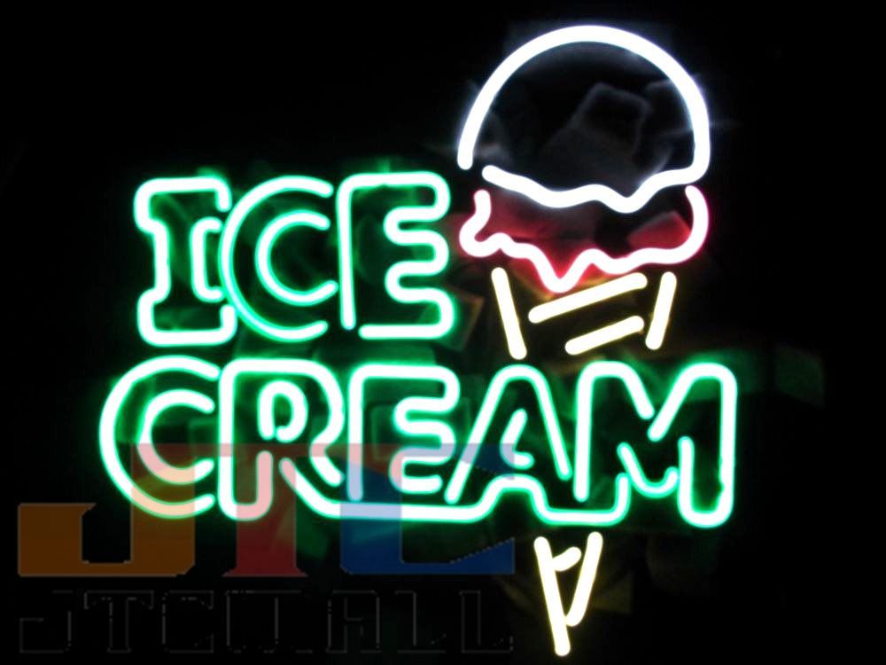 ICE CREAM アイスクリーム ネオン看板 ネオンサイン 広告 店舗用 NEON 