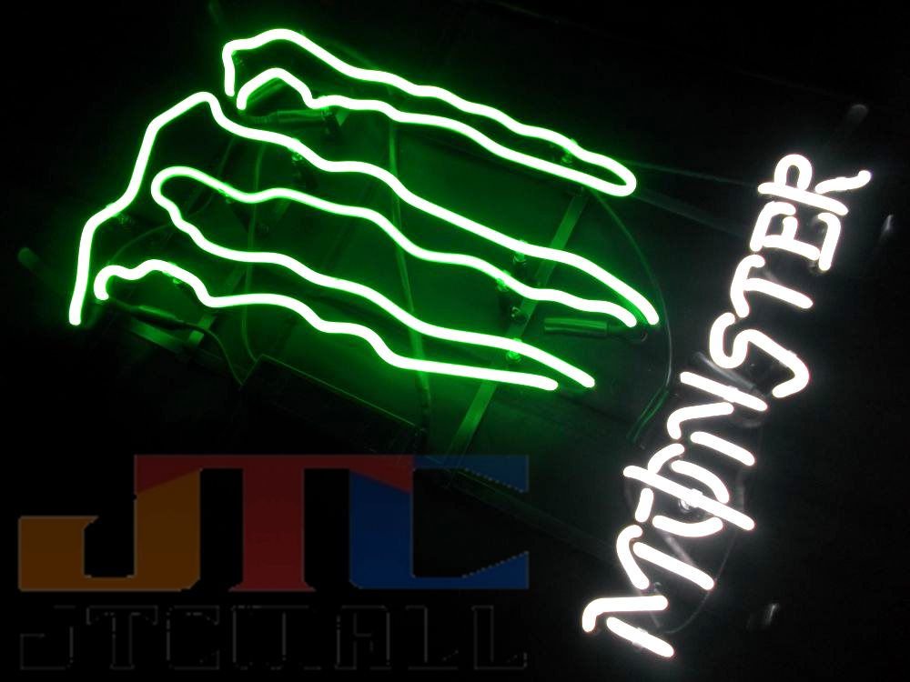 T27 MONSTER ENERGY モンスター エナジー ネオン看板 ネオンサイン 広告 店舗用 NEON SIGN アメリカン雑貨 看板 ネオン管  - ネオン管やブリキ看板、アメリカ雑貨の通販【JTC MALL】