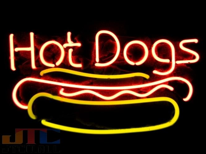 新品　Hot Dogs ホットドッグ　ネオンライト　NEON LIGHT アメリカ　USA 世田谷ベース　インテリア　移動販売　カフェ　カリフォルニア