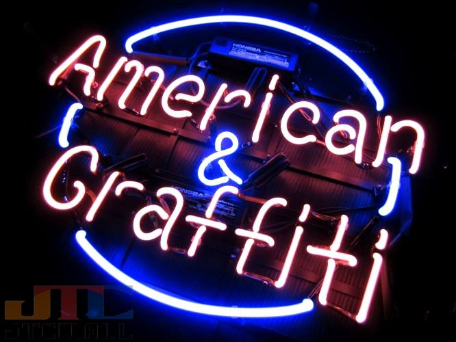 アメリカン・グラフィティAmerican & Graffiti 看板 特大ネオン看板