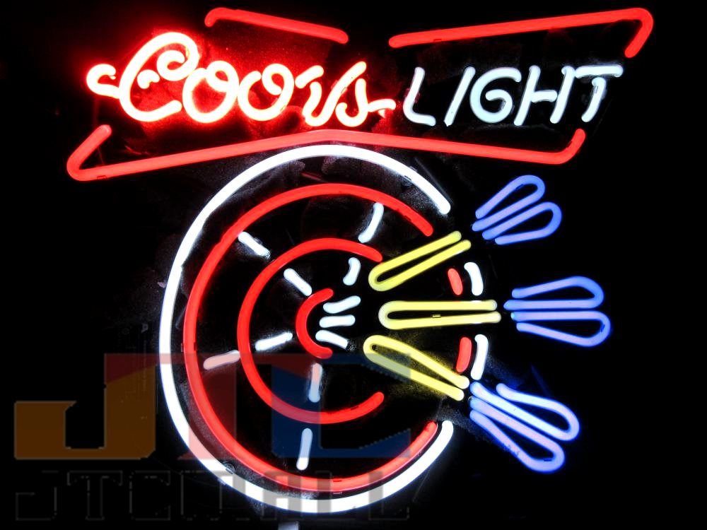 T53 クアーズ ライト Coors LIGHT DART ダーツ 特大ネオン看板 ネオンサイン 広告 店舗用 NEON SIGN アメリカン雑貨  看板 ネオン管 - ネオン管やブリキ看板、アメリカ雑貨の通販【JTC MALL】